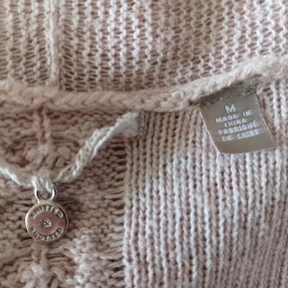 Anthropologie Pale Pink Knit Tie-Front Cardigan - Picture 10 of 13